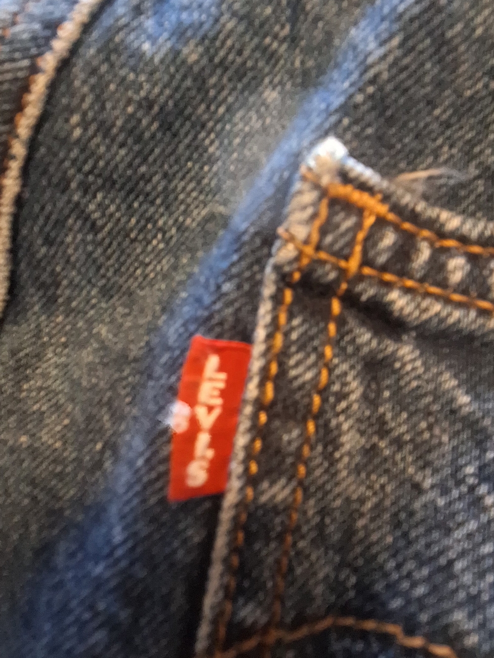 Levi's Blue Denim Bootcut Skirt - Picture 6 of 6